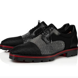 Christian Louboutin Mika Sky Flat Derby Shoes 40